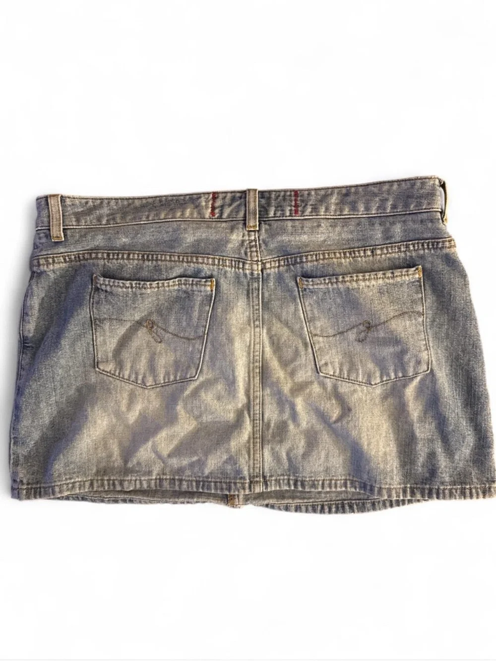 Guess Light Blue Denim Mini Skirt